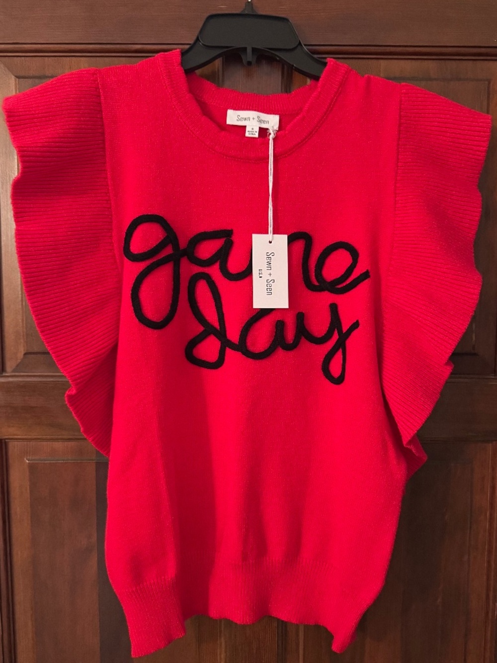 Red ‘Game Day’ Sweater